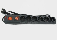 Listwa zasilająca ACAR P7 3,0m czarna