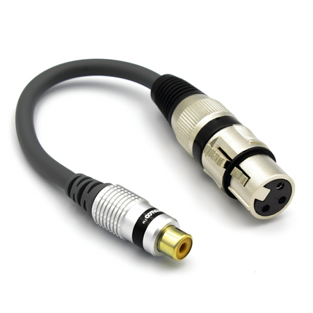 ADAPTER XLR ŻEŃSKI GNIAZDO RCA MIKROFON VITALCO