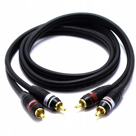 KABEL 2x RCA 2RCA 3m AUDIO CHINCH VITALCO PREMIUM RKD400