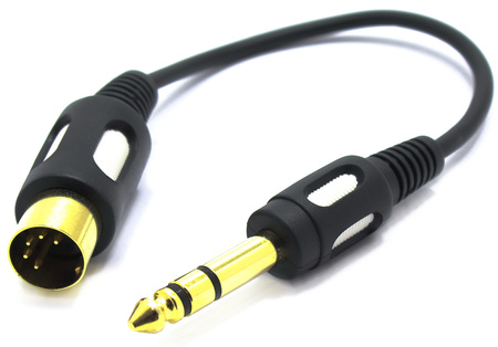 ADAPTER WTRYK DIN 5 PIN NA WTYK DUŻY JACK 6,3 STEREO 6.3 TRS VITALCO