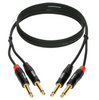KABEL 2X JACK 6.3 - 2X JACK 6.3mm 0.9m KLOTZ