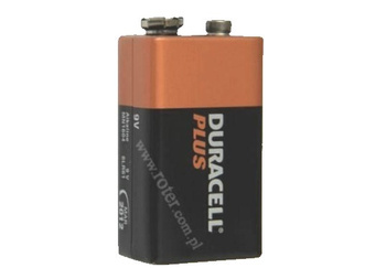 BATERIA 9V 6F22 ALKALICZNA DURACELL