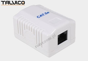 Gniazdo 1xRJ45 kat. 5e (543x1) Talvico