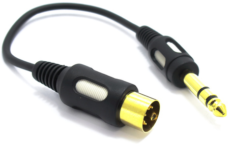 ADAPTER WTRYK DIN 5 PIN NA WTYK DUŻY JACK 6,3 STEREO 6.3 TRS VITALCO