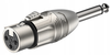ADAPTER XLR ŻEŃSKI WTYK DUŻY JACK 6.3 MONO 6,3 ROXTONE