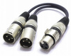 ADAPTER ROZDZIELACZ GNIAZDO XLR- 2X WTYK VITALCO