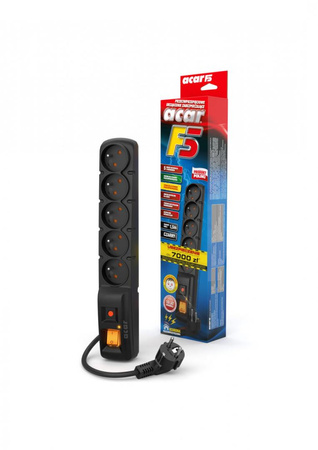 PRZEDŁUŻACZ FILTRUJĄCY ACAR F5 3M LISTWA