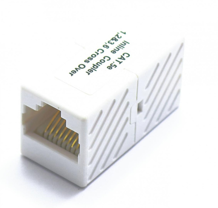 ADAPTER ŁACZNIK RJ45 KROSOWANY RJ-45 (1,2&3,6)