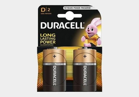 Bateria LR20 Duracell (blister 2szt.)