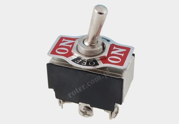 Przeł. KN3(B)203A 6p/3poz. śr., on-off-on