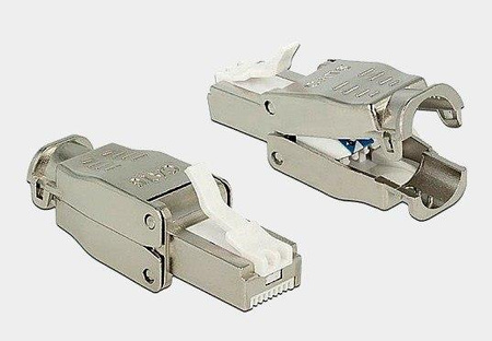 WTYK RJ45 8P8C KAT.6 DRUT FTP BEZNARZĘDZIOWY