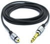 KABEL AUX WTYK JACK 6,3 STEREO - GNIAZDO JACK 3,5 VITALCO MK69 5M