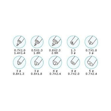 ZESTAW WKRĘTAKÓW DO STROJENIA FILTRÓW PROSKIT 1PK-A001