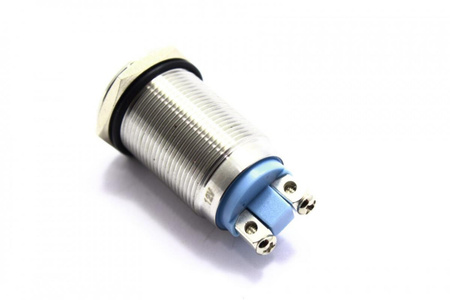 KONTROLKA CZERWONA Z BUZEREM 12V 19mm IP67