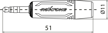 WTYK MINI JACK 3.5 STEREO TRS ROXTONE RMJ3P-NN