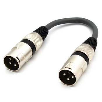 ADAPTER WTYK XLR MĘSKI NA WTYK XLR MĘSKI ŁĄCZNIK GENDER CHANGER VITALCO