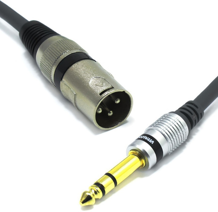 KABEL WTYK XLR JACK 6,3 STEREO 1m VITALCO MK36