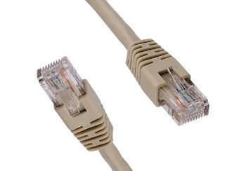 Kabel UTP kat.6 patchcord szary 5m