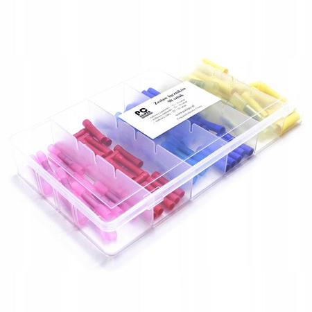 ŁĄCZNIK RURKOWY TERMOKURCZLIWY ZESTAW 90szt