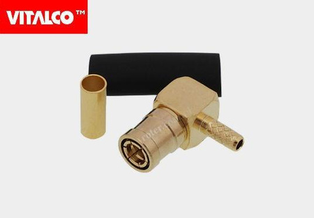 Wtyk SMB kątowy zaciskany RG174 Vitalco