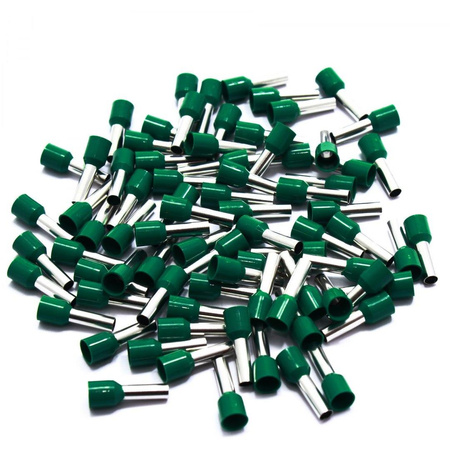 TULEJKA IZOLOWANA KABLOWA ZAKOŃCZENIE 6mm TULEJKI IZOLOWANE 100 sztuk