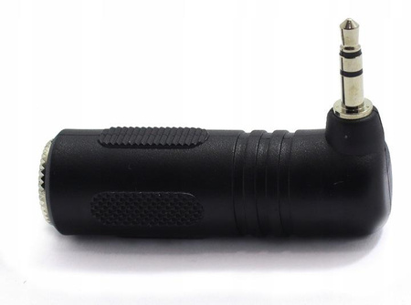 ADAPTER GNIAZDO JACK 6,3 / WTYK 3,5 KĄTOWY VITALCO