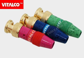 Wtyk BNC złoty Vitalco BNW72