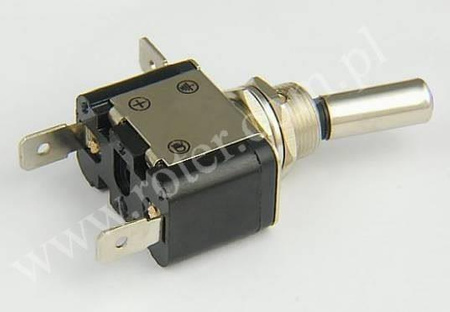 Przełącznik samochodowy podświetlany 12V / 20A (czerwona dioda)