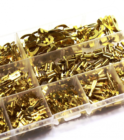 ZESTAW KONEKTORÓW SAMOCHODOWYCH KABLOWYCH 450 SZT