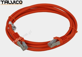 Patch cord SSTP kat.6a Cu LSZH 27AWG 1,5m 6P50 Talvico
