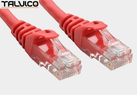 Patch cord UTP kat.6 2,0m czerwony 6P10