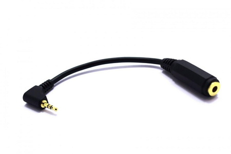 PRZEJŚCIÓWKA WTYK JACK 2,5 GNIAZDO JACK 3,5 STERO KABEL