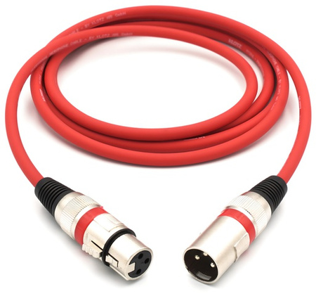 KABEL MIKROFONOWY XLR 0.75m HEARON KLOTZ PRZEWÓD SYMETRYCZNY DO MIKROFONU