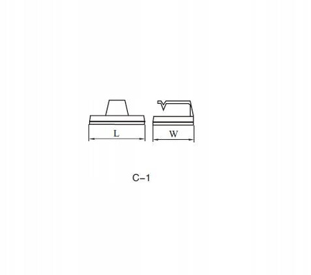 SAMOPRZYLEPNY UCHWYT DO KABLI KLIPS 10X