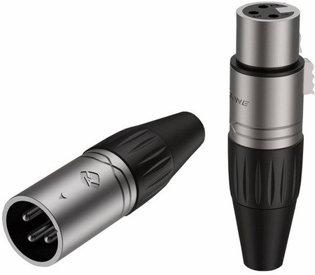 KOMPLET XLR 3 PIN ROXTONE WTYK MĘSKI ŻEŃSKI XP3FM