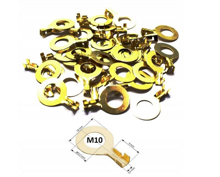 KONEKTOR OCZKOWY 10,5mm OCZKA M10