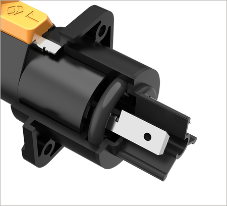 GNIAZDO ZASILANIA TABLICOWE ROXTONE RAC3FWP IP65