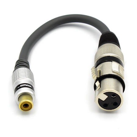 ADAPTER XLR ŻEŃSKI GNIAZDO RCA MIKROFON VITALCO