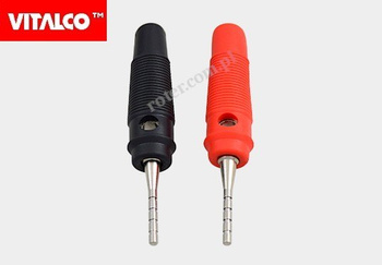 Zak. kabla głośn. plastik nikiel Vitalco