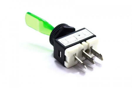 PRZEŁĄCZNIK DŹWIGNIA PODŚWIETLANY VS5605 ZIELONY