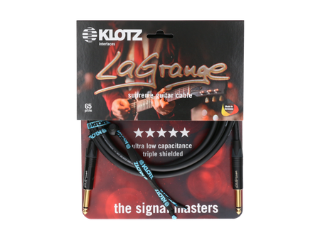 KABEL JACK 6.3 TS MONO LA-GRANGE 6M KLOTZ NEUTRIK GITAROWY INSTRUMENTALNY