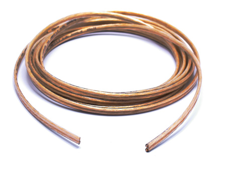 BITNER KABEL 2x2,5 mm2 PRZEWÓD GŁOŚNIKOWY 100% CZYSTA MIEDŹ Cu OFC 2x2.5mm 50M