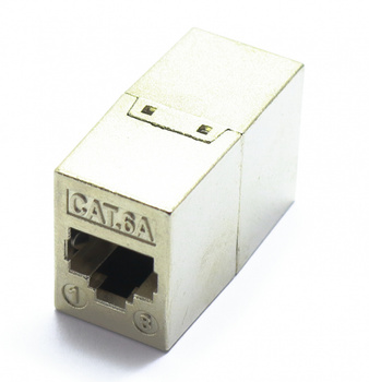 ADAPTER ŁĄCZNIK RJ45 KAT.6A FTP
