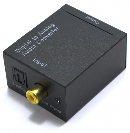 PRZETWORNIK CYFROWO ANALOGOWY DAC + KABEL OPTYCZNY