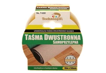 Taśma dwustronna uniwer. 10m