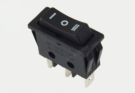 Przeł. kołyskowy średni (on)-off-(on)