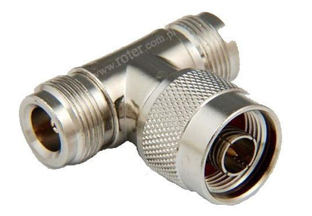 ADAPTER TRÓJNIK WTYK N 2X GNIAZDO N VITALCO