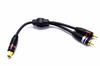 ADAPTER TRÓJNIK RCA 2X WTYK GNIAZDO VITALCO RCA