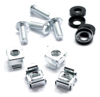 ŚRUBY DO SZAF RACK M6 KOMPLET X4 ŚRUBY MONTAŻOWE