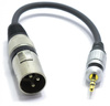 ADAPTER XLR MĘSKI MINI JACK 3.5 STEREO VITALCO PRZEJŚCIÓWKA XLR AUX 3,5